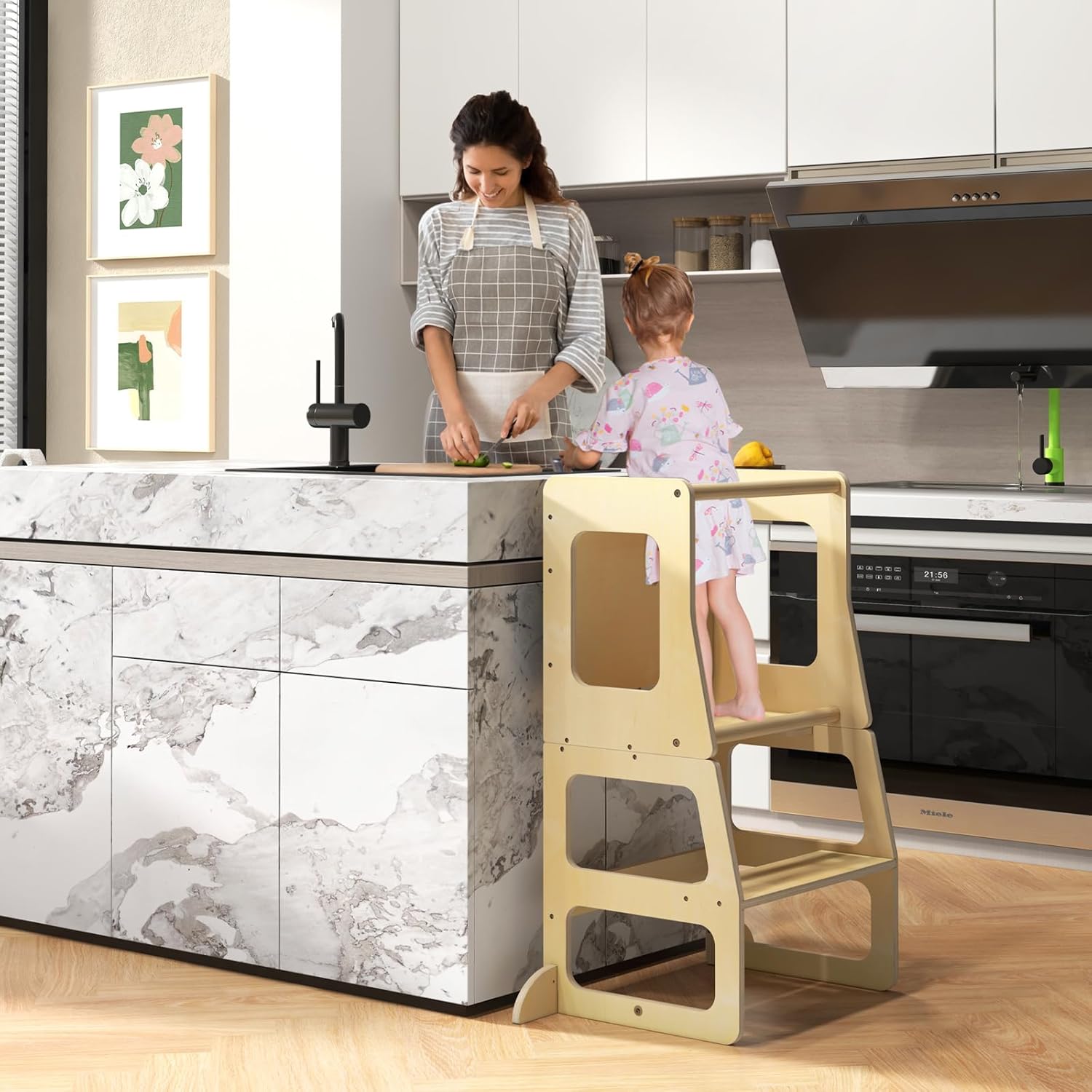 Toddler Tower, 4 in 1 Foldable - Toddler Learning Tower recensie en prijs