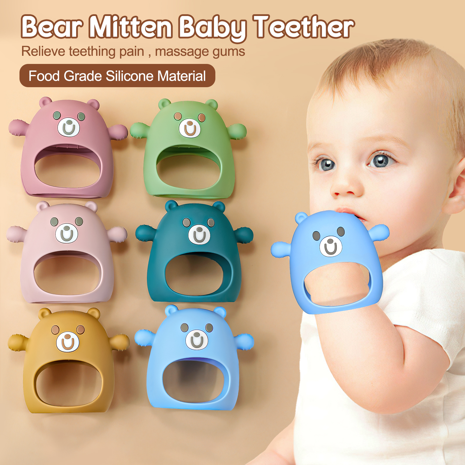TYRY.HU Baby Teether Gloves Ki - Teething Mitten Baby recensie en prijs