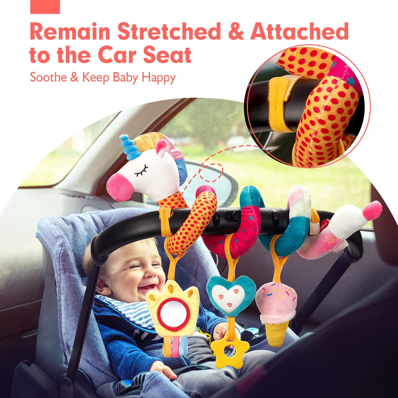 Car Seat Toys for Babies Rattl - Baby Rattle Toy Set recensie en prijs