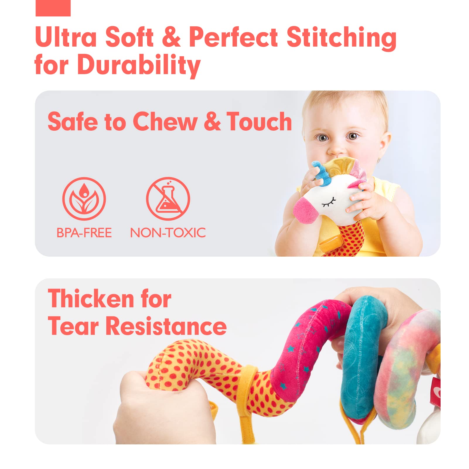 Car Seat Toys for Babies Rattl - Baby Rattle Toy Set recensie en prijs