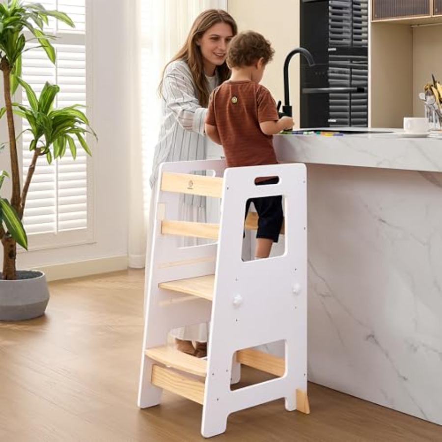 Kitchen Step Stool - Safe Mont - Toddler Learning Tower recensie en prijs
