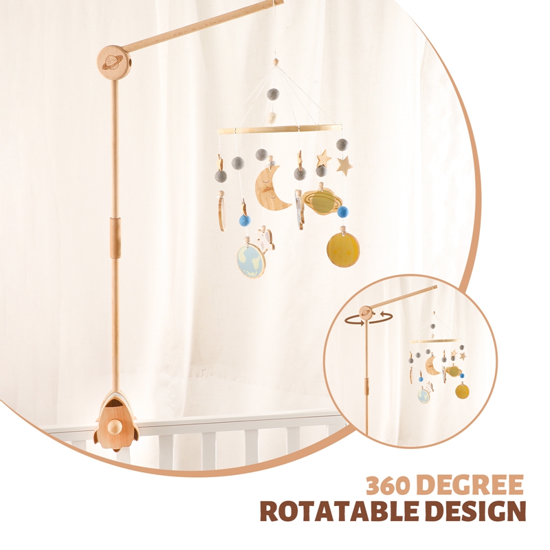 Baby Wooden Bed Bell Bracket M - Baby Rattle Toy Set recensie en prijs