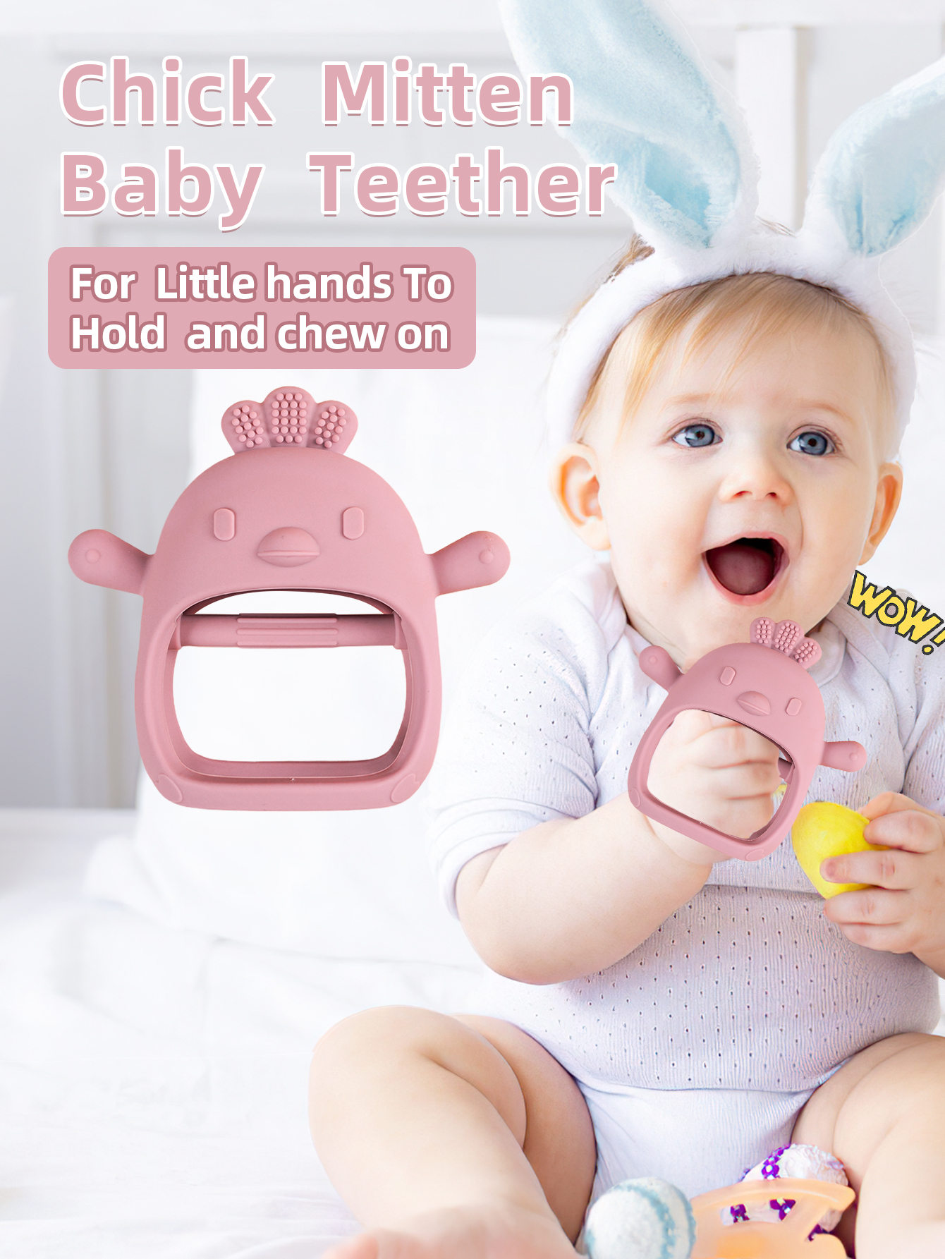 Baby Teether Chick Gloves Teet - Teething Mitten Baby recensie en prijs